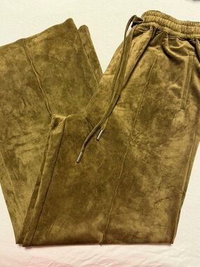 Blank NYC Faux Suede Palazzo Pants